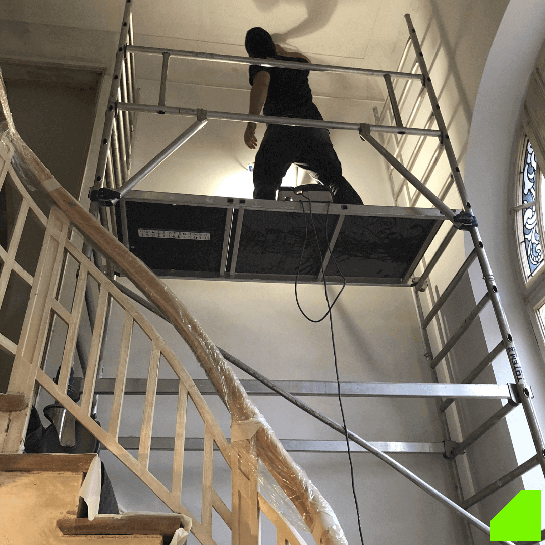 Travaux de rénovation d’escalier intérieur