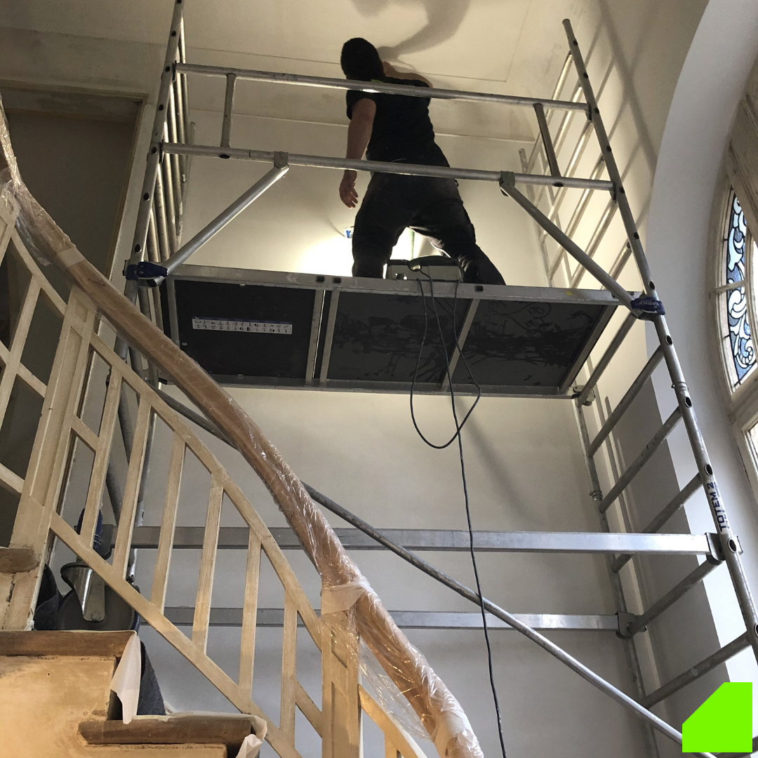 Travaux de rénovation d’escalier intérieur